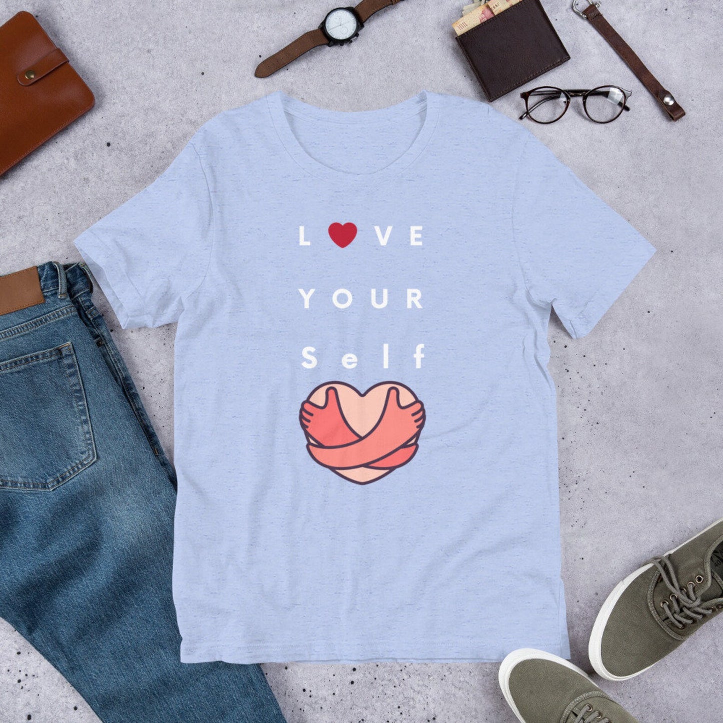 Love yourself, Self love T-shirt, Motivation T-shirt, Inspirational T-Shirt, Unisex T-shirt, Bella + Canvas Tee